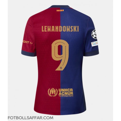 Barcelona Robert Lewandowski #9 Hemmatröja 2024-25 Kortärmad